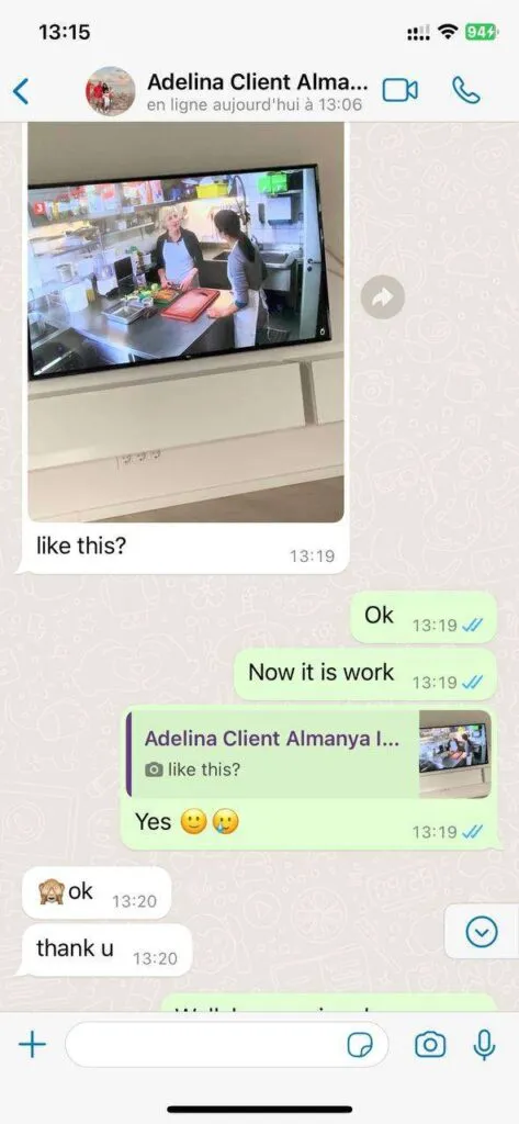 ChitramTV WhatsApp bevestiging jaarabonnement verlenging